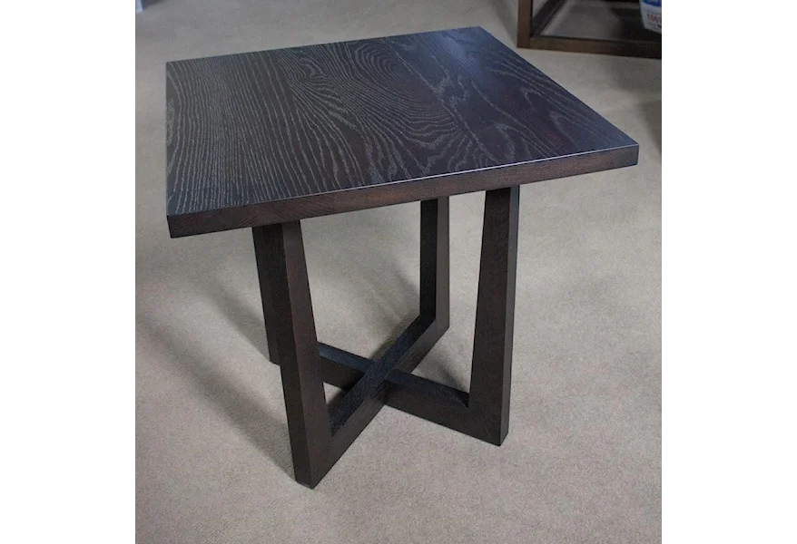 Liam Square End Table by Bassett at Esprit Decor Home Furnishings